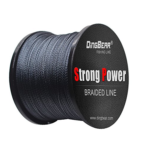 Dingbear 109Yd/100m 40LB/0.28mm Gris Fuerte tirón Fuerte Línea de Pesca Trenzada genérica Líneas de Pesca