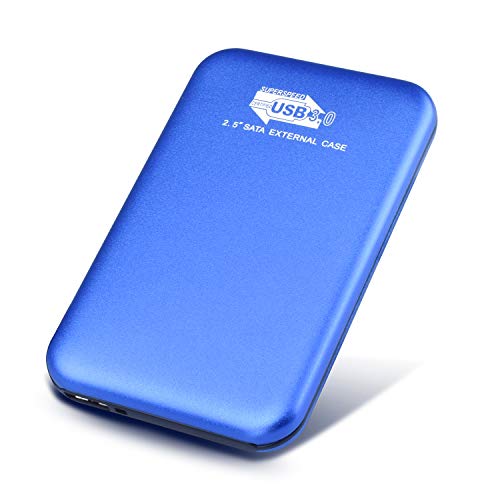 Disco Duro Externo 1 TB, USB3.0 Protable Disco Duro Externo para PC, Mac, MacBook, Xbox One(1TB,Azul)