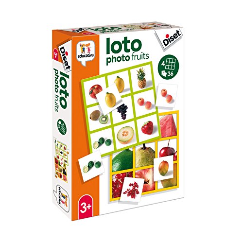 Diset- Juguete educativos Loto Photo Fruits (68943)