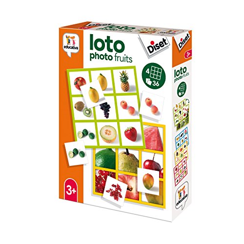 Diset- Juguete educativos Loto Photo Fruits (68943)