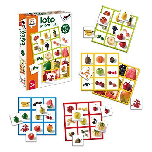 Diset- Juguete educativos Loto Photo Fruits (68943)