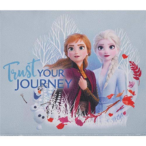 Disney Mochila Frozen con lentejuelas Trust your journey escolar 38cm, Azul