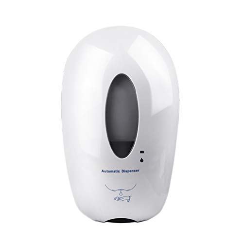 Dispensador de Jabón Automático Sin Contacto con Sensor de Movimiento Infrarrojo Pared, Espuma Dosificador Jabón Impermeable Batería for Baño Cocina Fregadero Hosteleria, 1000ml, Blanco, H029ZJ