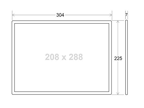 Display Slim LED Light Box A4, Blanco frío