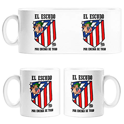 Diver Tazas Taza Atlético de Madrid El Escudo por Encima de Todo - Cerámica