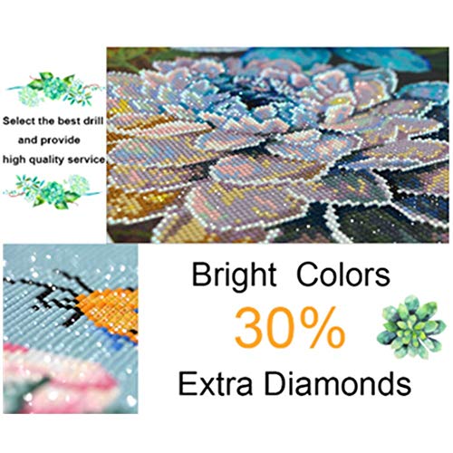 DIY 5D Pintura de Diamante Kits Adultos Cerveza 40x50cmSquare Drill Taladro Completo Rhinestone Punto de Cruz Bordado Diamond Painting para el Hogar Decoración de la Pared L350