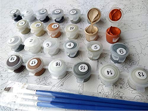 DIY Pintura Digital Por Números Paquete   arándano Pintura Al Óleo Mural Kits para colorear Arte de la Pared Imagen Regalo Sin Marco