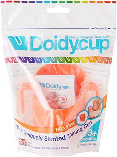 Doidy Cup - der gesunde Trinklernbecher 10078 - Vaso boquilla, color naranja