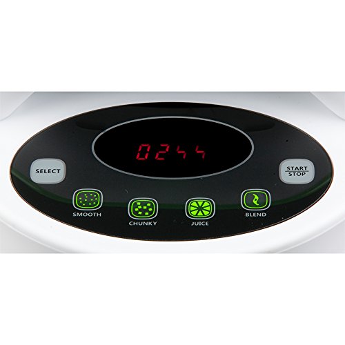 Domo DO499BL Cocedor de sopa, 400 W, 1.7 litros, 20 Decibelios, plateado, blanco y verde