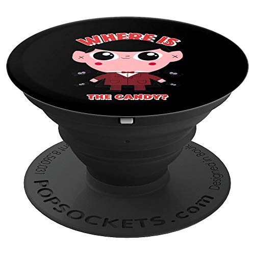 ¿Dónde está el caramelo divertido lindo vampiro PopSockets Agarre y Soporte para Teléfonos y Tabletas