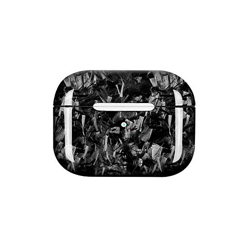 DOUDY AirPods Pro Real (Genuine) Funda de fibra de carbono forjado brillante