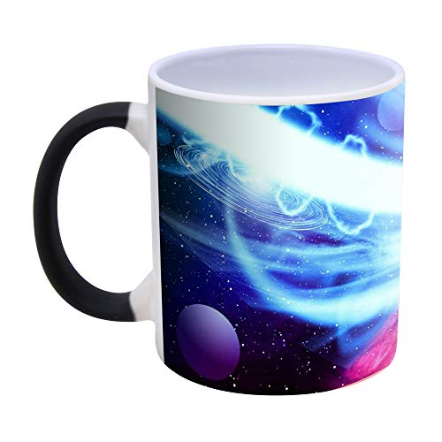 Dragon Ball Z Goku Kamehameha - Taza de café (reactiva, con cambio de color, reactiva al calor), cerámica, Taza