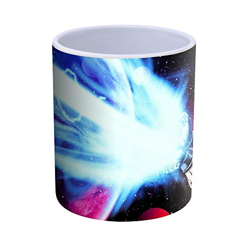 Dragon Ball Z Goku Kamehameha - Taza de café (reactiva, con cambio de color, reactiva al calor), cerámica, Taza