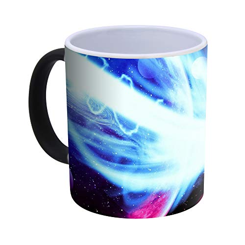 Dragon Ball Z Goku Kamehameha - Taza de café (reactiva, con cambio de color, reactiva al calor), cerámica, Taza