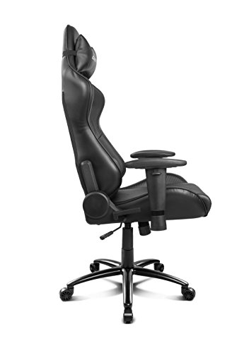 Drift DR150B - Silla Gaming Profesional, (Poilipiel Alta Calidad, Ergonómica), Color Negro