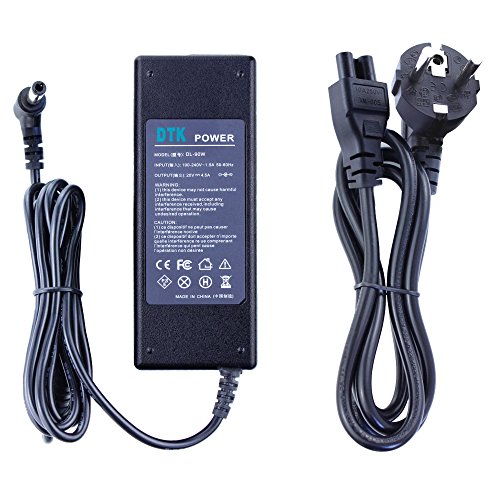 DTK® Cargador Fuente de alimentación Adaptador para portátil Lenovo G.B.S.Y.Z.V.U Serie y Fujitsu Siemens Amilo Lifebook u.v.m. Output: 20V 4.5A 90W Cargadore y adaptadore Conector: 5.5 * 2.5mm