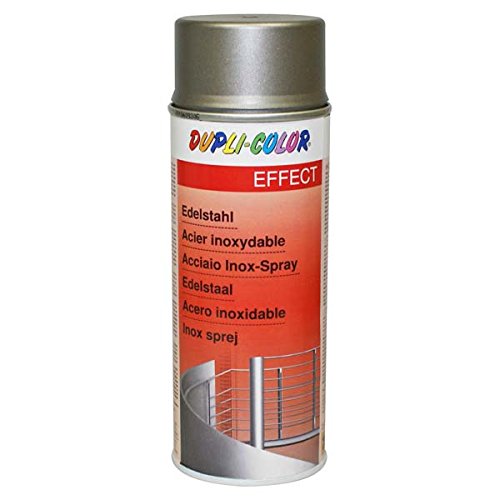 Duplicolor 516238 Pintura para Acero Inoxidable y anodizados, 400 ml, Gris