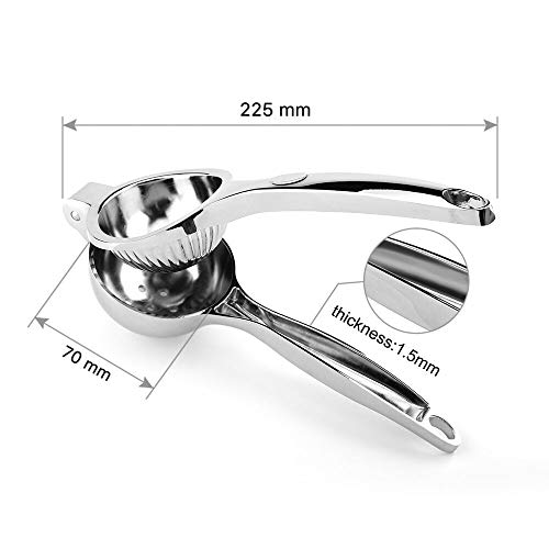 DY_Jin Exprimidor de limón para Prensa de Uso rudo, Exprimidor Manual de Lima Manual - Exprimidor de limón para Jugo de Mano de Lima, Exprimidor de cítricos de Prensa(L(22.5 CM Lenth))