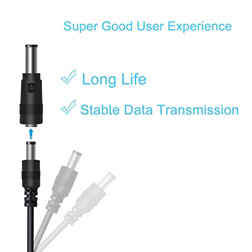 EasyULT Cable Adaptador de USB a DC,Conector USB con Enchufe de DC,con Conector 8,para Enrutador, Computadora Portátil,Teclado y Otros Electrodomésticos