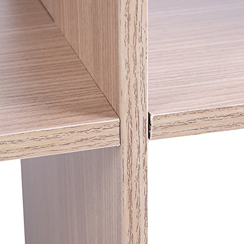 EBTOOLS - Estantería para escaleras, 10 compartimentos en forma de cubo, estantería escalonada, estantería para la cafetería de oficina de casa, 114 x 30 x 116 cm