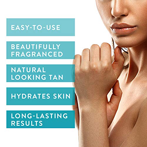 EcoTan Spray Bronceador Tropical Para Cuerpo 500ml, Autobronceador Natural Dorado de Larga Duración, Agua de Coco, Camomila y Aloe Vera, Fragancia Exótica, Fórmula Sin Enjuague, Bronceado Profesional