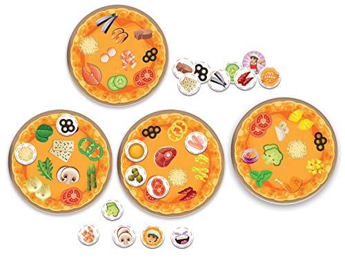 Educa - Edufun Pizza Bingo, Juego de mesa para niños: Prepara tu pizza jugando al Bingo, a partir de 24 meses (18127)