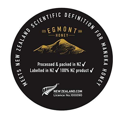 Egmont Honey Miel de Manuka 450+ MGO original de Nueva Zelanda UMF 14+ - 100% puro, certificado, activo Miel de Manuka (250g)