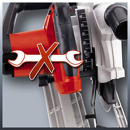 Einhell Expert RT-CS 190/1 - Sierra circular, 230 V, 1500 W, velocidad: 5500 min-1, profundidad de corte 90/45: 66/48 mm, diámetro del disco: 190 x 30mm (ref. 4330970)