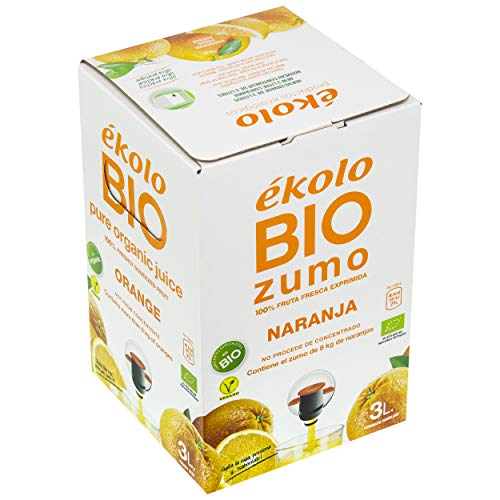 Ekolo Bag In Box Zumo De Naranja Bio , 1 Caja, 3Litros 3000ml