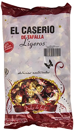 El Caserio - De Tafalla Ligeros - Caramelo de leche sin azúcares añadidos con edulcorantes - 1 kg