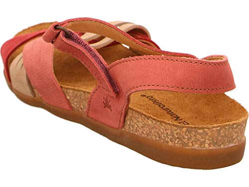 El Naturalista N5242 Zumaia Mujer Sandalias de cuña,Zeppa,piattaforma,Scarpe di Estate,confortevole,piatta,Sandalo Mixed,36 EU / 3 UK