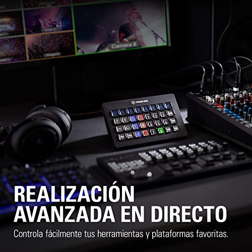 Elgato Stream Deck XL - Control de streaming, 32 teclas LCD personalizables, Windows 10 y macOS 10.13 o posterior