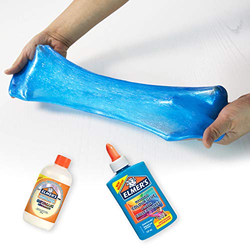 Elmer's kit para hacer slime de fiesta, incluido surtido de soluciones activadoras de líquido mágico de slime y surtido de pegamentos líquidos, 8 unidades