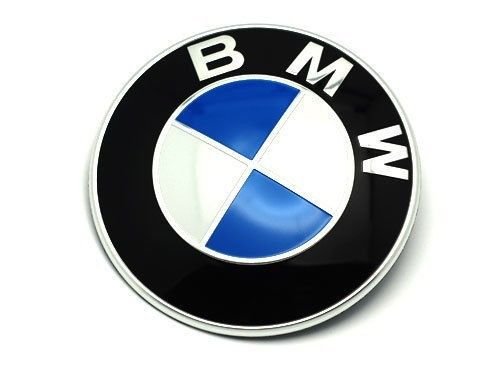 EMBLEMA BM LOGO CAPO BLANCO AZUL 82mm