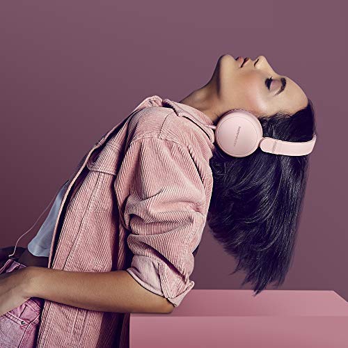 Energy Sistem Headphones Style 1 Talk Pure Pink (Auriculares,Over-Ear, 180º Foldable, Detachable Cable Audio-In)