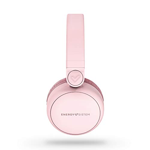 Energy Sistem Headphones Style 1 Talk Pure Pink (Auriculares,Over-Ear, 180º Foldable, Detachable Cable Audio-In)