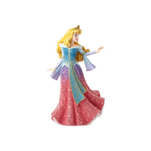 Enesco Disney Showcase Figurita Aurora, Resina, Multicolor, 13 x 10.5 x 21 cm