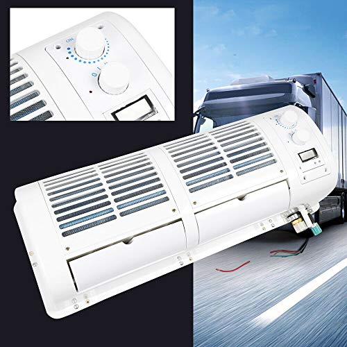 Enfriador de Aire Acondicionado de 200W 12V para Camión de Coche Caravana Autobús Aire acondicionado de Pared Kit de Ventilador de Enfriamiento de Aire Acondicionado