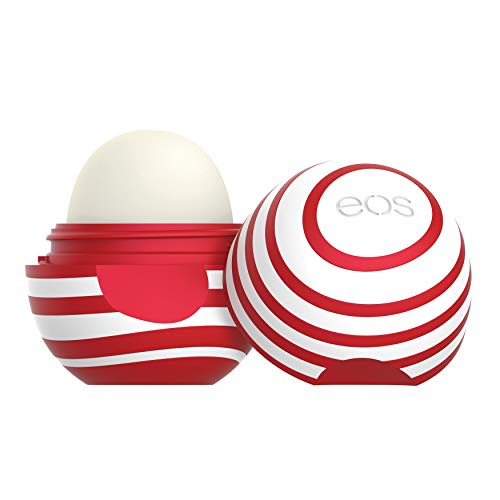 Eos Winter Edition Duo Set Lip Balm Sphere Box: Peppermt Cream & Champagne Pop, Hidratante Labios Cuidado de labios, idea de regalo para Navidad, juego de 2 unidades