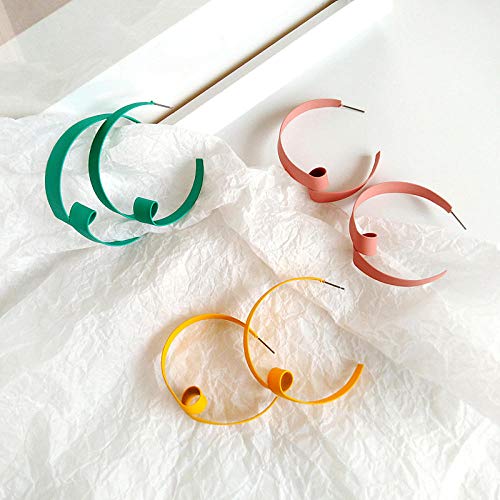 Erin Earring Pendientes Color Caramelo Diseño Mate Pendientes De Moda Personalizados Pendientes De Moda para Mujer Fiesta De Cumpleaños