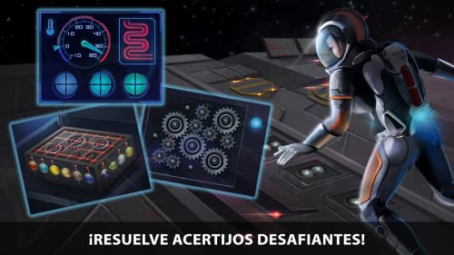 Escape de Aventura: Crisis Espacial (Misterio de ciencia ficción, Historia de supervivencia, ¡Acertijos de Cuartos, Puertas, y Pisos!)