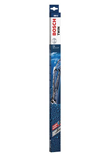 Escobilla limpiaparabrisas Bosch Twin 600U, Longitud: 600mm – 1 escobilla limpiaparabrisas para el parabrisas frontal