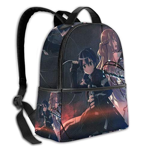 Espada Arte Online Estudiante Bolsa Unisex Dibujos Animados Impreso Escuela Universidad Mochila 14.5 x 12.7 cm