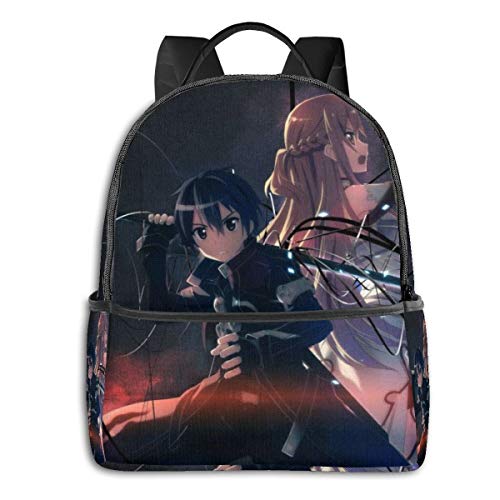 Espada Arte Online Estudiante Bolsa Unisex Dibujos Animados Impreso Escuela Universidad Mochila 14.5 x 12.7 cm