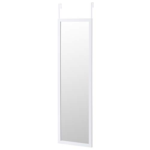 Espejo de Puerta Blanco Moderno de plástico de 35 x 125 cm - LOLAhome