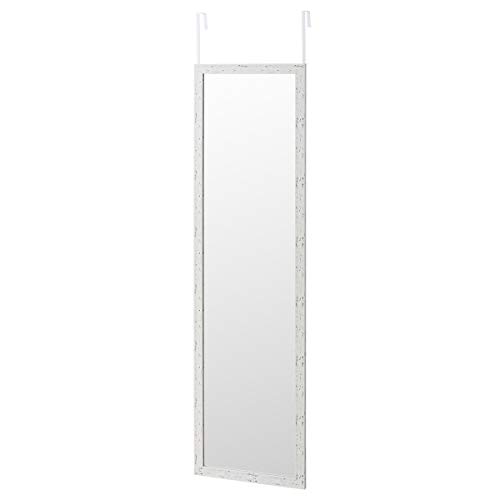 Espejo de Puerta Blanco nórdico de plástico de 35 x 125 cm - LOLAhome