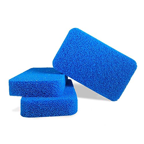 Esponja Antimicrobiana para Platos de Silicona de Smith (Cantidad: 3, Color: Azul) | Modernas Esponjas para Cocina y Platos | 100% Resistentes al Moho y Bacterias!