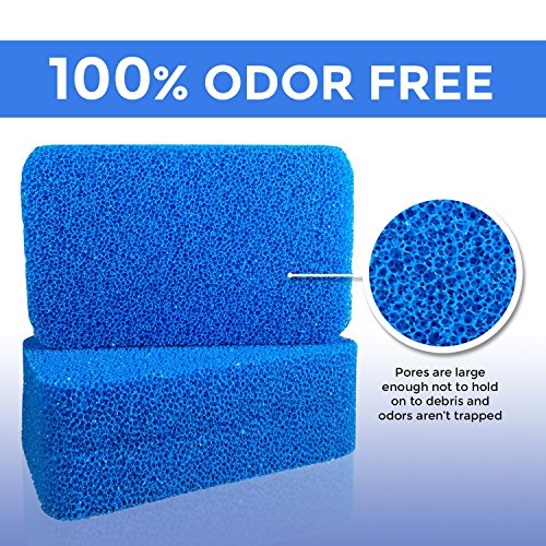 Esponja Antimicrobiana para Platos de Silicona de Smith (Cantidad: 3, Color: Azul) | Modernas Esponjas para Cocina y Platos | 100% Resistentes al Moho y Bacterias!