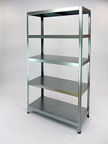 Estantería Metálica Drutal de 180x90x40 con 5 Bandejas Metálicas Galvanizadas