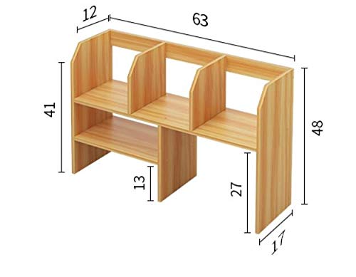 Estantería Moderna Simple Tabla Creativa Reserva Simple estantería Espacio de Escritorio Simple economía pequeña librería (Color : 02)